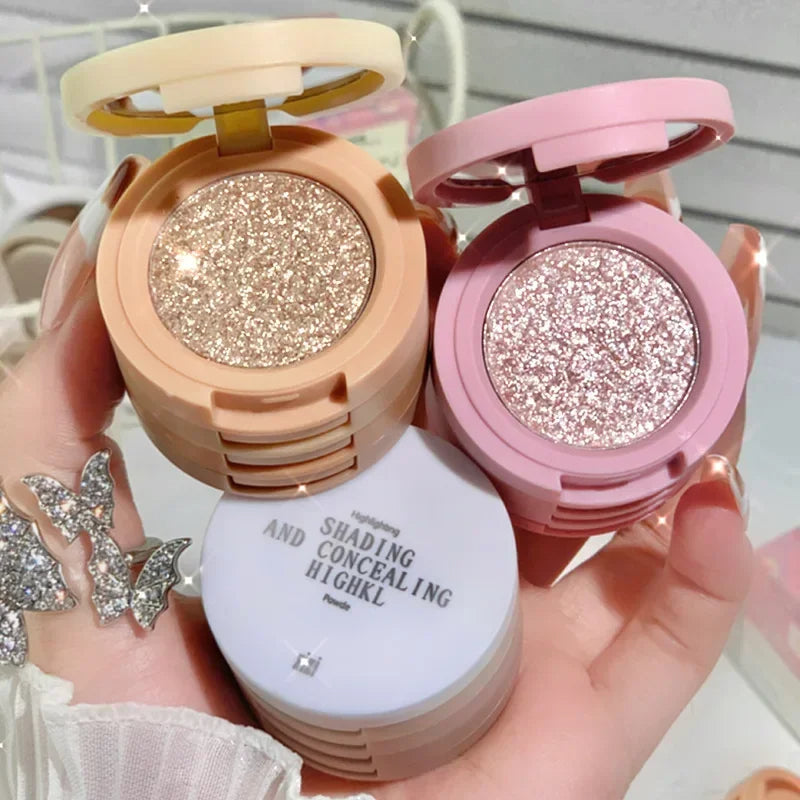4 in 1 Matte Highlighter Blush Palette